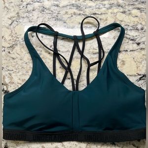 Under Armour Women’s Strap Sports Bra. Size: M Color:Teal.